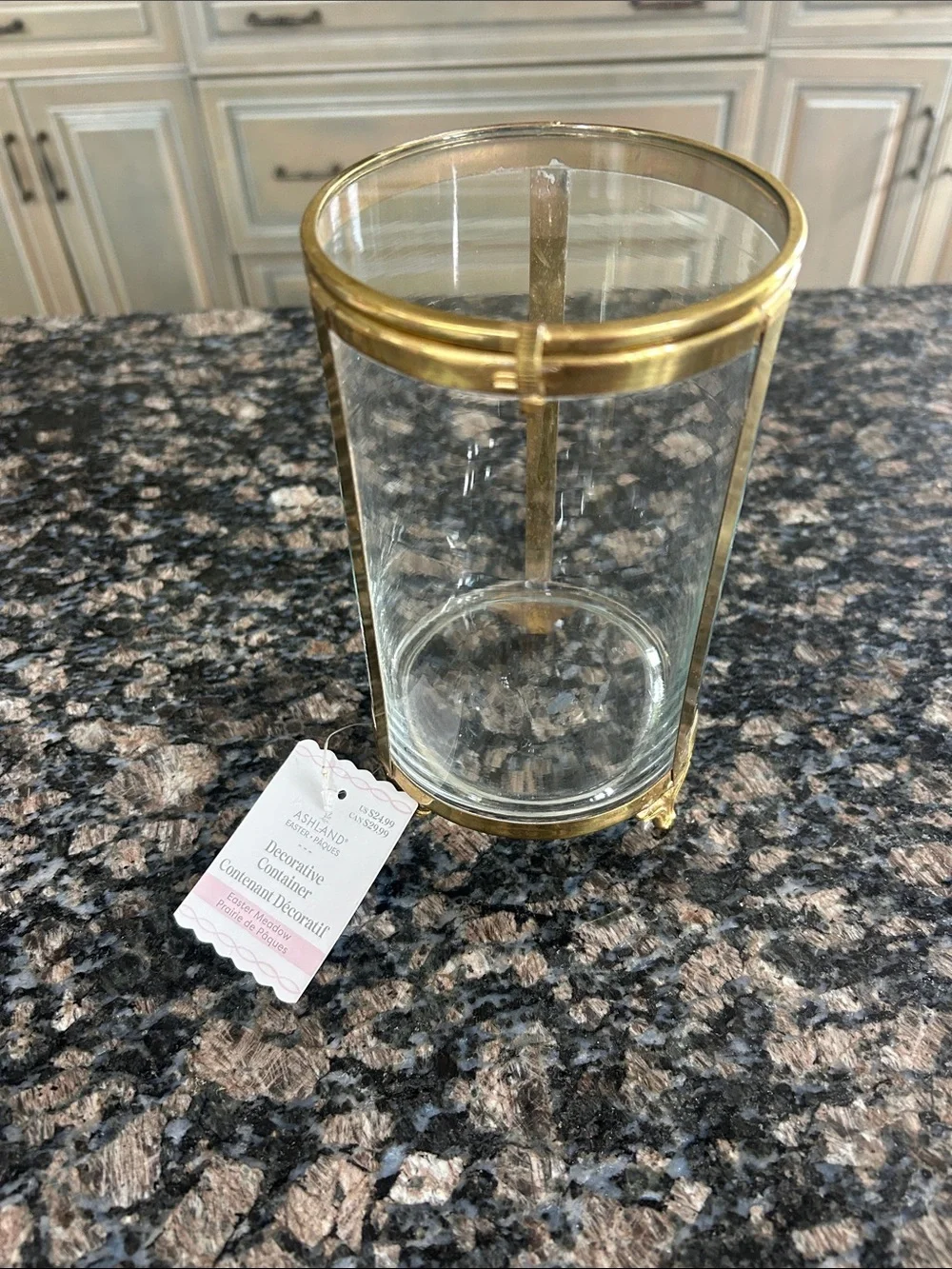 ASHLAND DECORATIVE CONTAINER W HINGED LID NWT - Picture 2 of 7